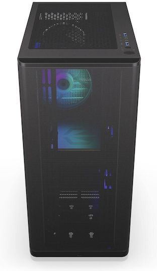 Endorfy Ventum 200 Solid Gaming Midi Tower Computer Case with Side Window Black