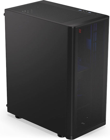 Endorfy Ventum 200 Solid Gaming Midi Tower Computer Case with Side Window Black