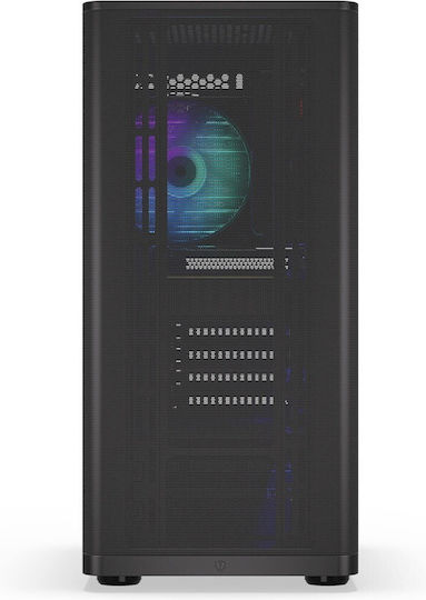 Endorfy Ventum 200 Solid Gaming Midi Tower Computer Case with Side Window Black