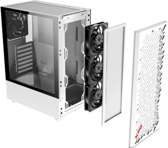 Adata XPG Valor AIR Gaming Midi Tower Κουτί Υπολογιστή με Πλαϊνό Παράθυρο Λευκό