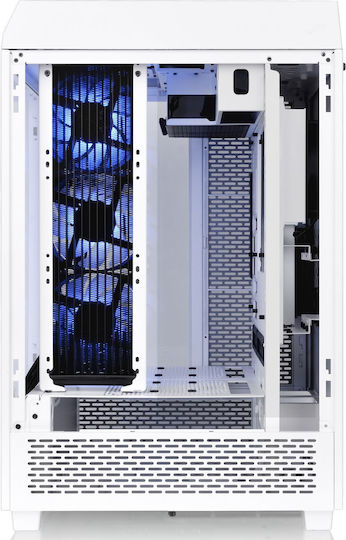 Thermaltake The Tower 500 Gaming Midi Tower Computer Case with Side Window and RGB Lighting Snow White