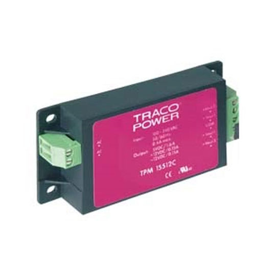 Traco Power TMP-15512C Spannungswandler AC/AC 12V zu 12V