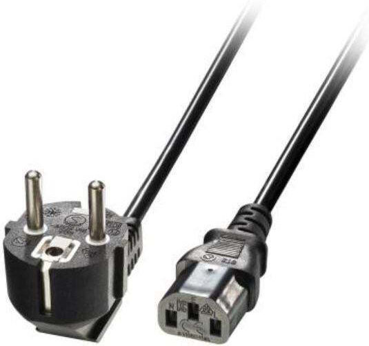 Lindy Schuko - IEC C13 Cable 2m Μαύρο 30335