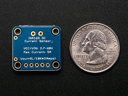 Adafruit Αισθητήρας Ρεύματος DC Αναλογικός 60V 5A Μax INA169
