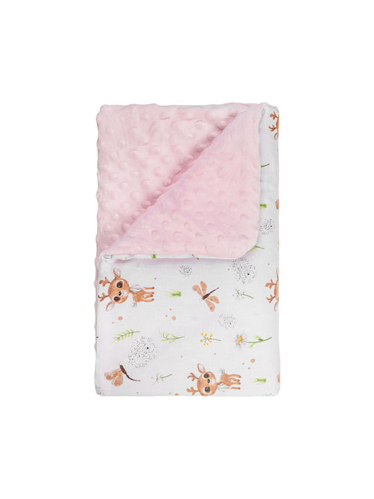 Lulando Blanket Nursery Swaddling Blankets Pink 75x100cm.