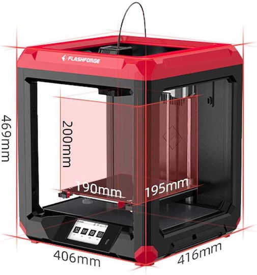 Flashforge Finder 3 Αυτόνομος 3D Printer με Σύνδεση USB / Wi-Fi