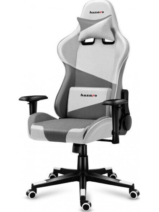 Huzaro Force 6.2 Artificial Leather Gaming Chair with Adjustable Arms Gray