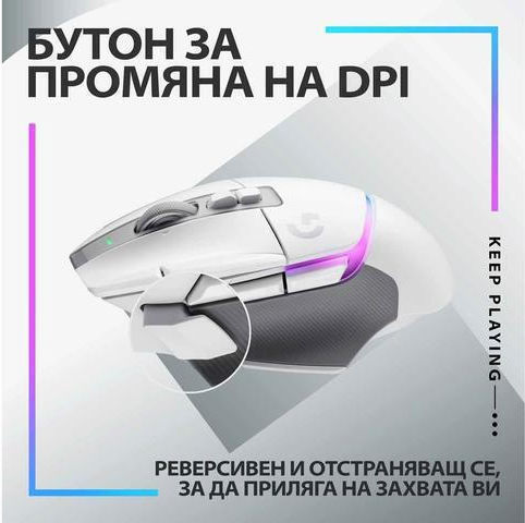 Logitech G502 X Plus Wireless RGB Gaming Mouse 25600 DPI White
