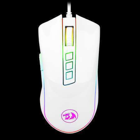 Redragon M711 Cobra RGB Gaming Ποντίκι 10000 DPI Λευκό