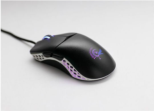 Ducky Feather RGB Gaming Mouse Black / White