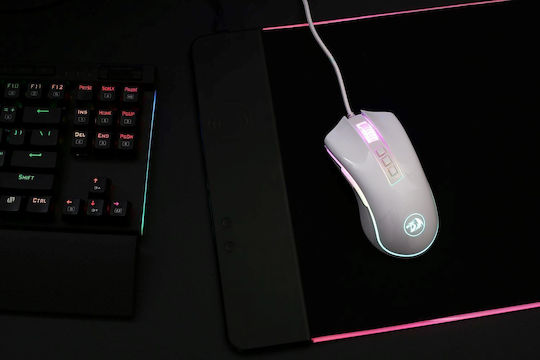 Redragon M711 Cobra RGB Gaming Ποντίκι 10000 DPI Λευκό