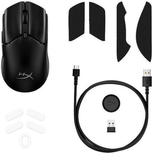 HyperX Pulsefire Haste 2 Mini Ασύρματο RGB Gaming Ποντίκι 26000 DPI Μαύρο