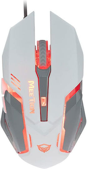 Meetion M915 RGB Gaming Ποντίκι Λευκό