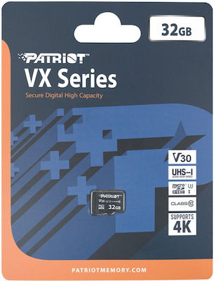 Patriot VX Series SDHC 32GB Class 10 U3 V30 UHS-I