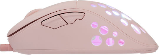 White Shark GM-5013 RGB Gaming Ποντίκι 12800 DPI Azrael Pink