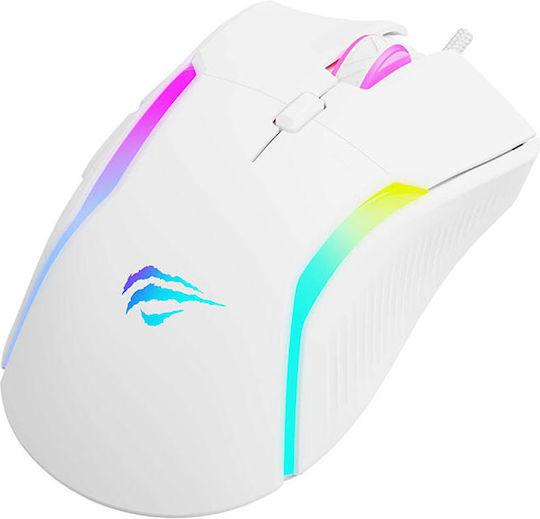Havit MS1033 RGB Gaming Gaming Maus 8000 DPI Weiß