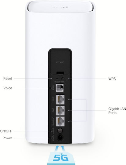 TP-LINK NX510V v1 Wireless 5G Router Wi‑Fi 6 with 3 Gigabit Ports