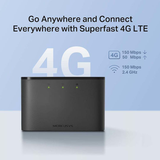 Mercusys MT110 v1 Drahtlos 4G Tragbarer Hotspot Wi‑Fi 4