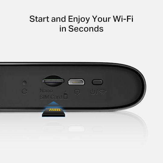 Mercusys MT110 v1 Drahtlos 4G Tragbarer Hotspot Wi‑Fi 4