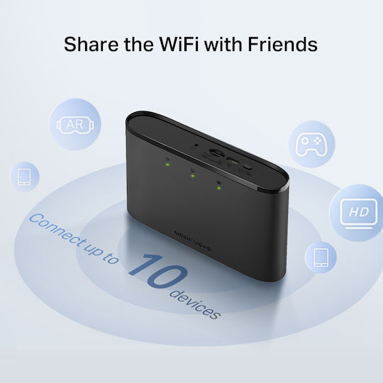 Mercusys MT110 v1 Drahtlos 4G Tragbarer Hotspot Wi‑Fi 4