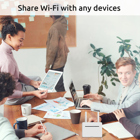 Strong 4G+ LTE Ασύρματο 4G Router Wi‑Fi 5 με 4 Θύρες Gigabit