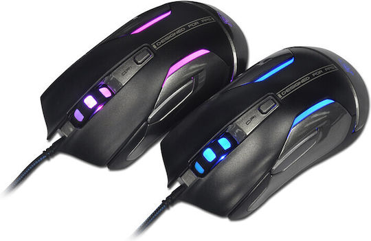 E-Blue Auroza RGB Laser Gaming Gaming Maus 8200 DPI Schwarz