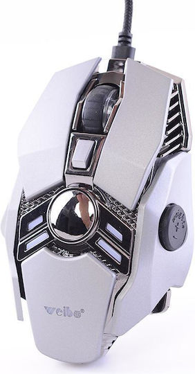 Weibo S280 RGB Gaming Mouse 3200 DPI Silver