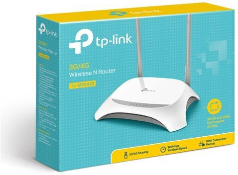TP-LINK TL-MR3420 v1 Ασύρματο Router Wi‑Fi 4 με 4 Θύρες