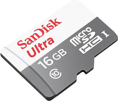 Sandisk Ultra microSDHC 16GB Klasse 10 UHS-I