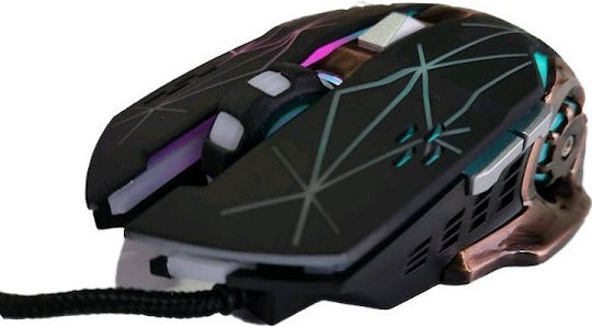 Weibo S200 RGB Gaming Ποντίκι 3200 DPI Μαύρο