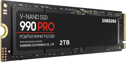 Samsung 990 PRO SSD 2TB τύπου M.2 με σύνδεση PCI Express 4.0 (PS5 Compatible) MZ-V9P2T0BW