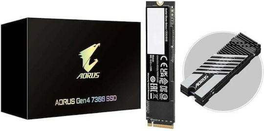 Gigabyte AORUS Gen4 7300 SSD 1TB M.2 NVMe PCI Express 4.0 AG4731TB