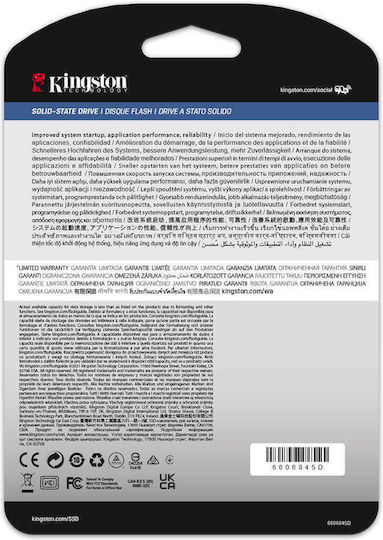 Kingston DC600M SSD 960GB Typ 2.5'' Mit SATA III Verbindung