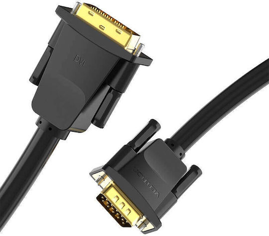 Vention DVI-D-Stecker Kabel - VGA-Stecker 1,5m Schwarz