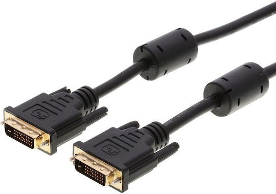 Digitus Cable DVI-D male - DVI-D male 3m Μαύρο (DB-320101-030-S)