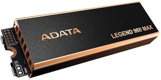 Adata Legend 960 MAX SSD 1TB M.2 Type with PCI Express 4.0 Connection and Heatsink ALEG-960M-1TCS