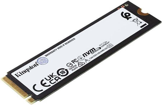 Kingston Fury Renegade cu Radiator SSD 1TB tip M.2 cu Conexiune PCI Express 4.0 și Radiator Compatibil cu PS5 SFYRSK/1000G