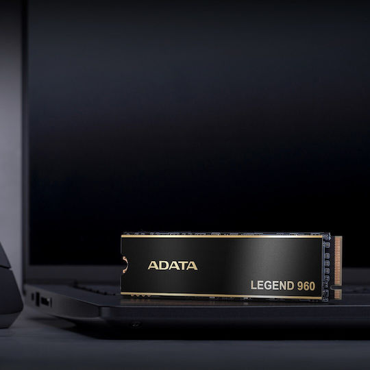 Adata Legend SSD 2TB τύπου M.2 με σύνδεση PCI Express 4.0 και Ψύκτρα (PS5 Compatible) ALEG-960-2TCS