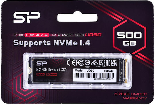 Silicon Power UD90 SSD 500GB M.2 NVMe PCI Express 4.0 SP500GBP44UD9005