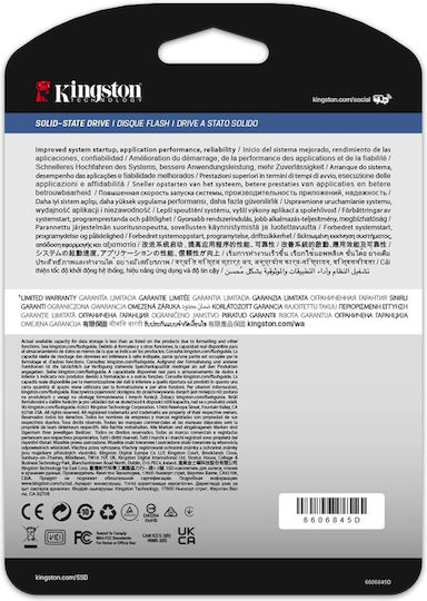 Kingston DC600M SSD 1.9TB τύπου 2.5'' με σύνδεση SATA III SEDC600M/1920G