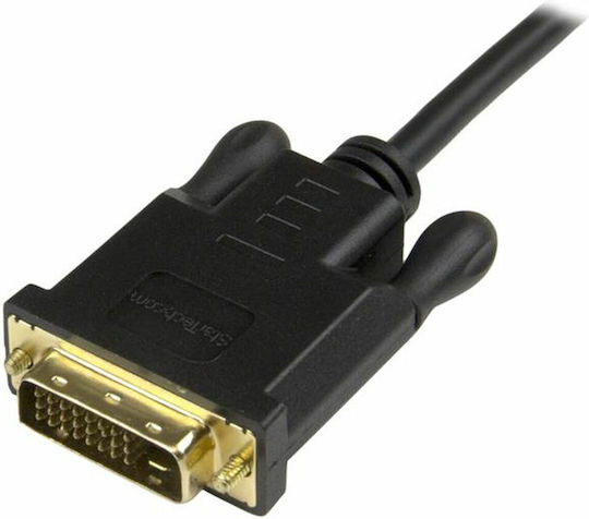 StarTech Cable DVI-D male - DisplayPort male 1m Μαύρο (DP2DVI2MM3)