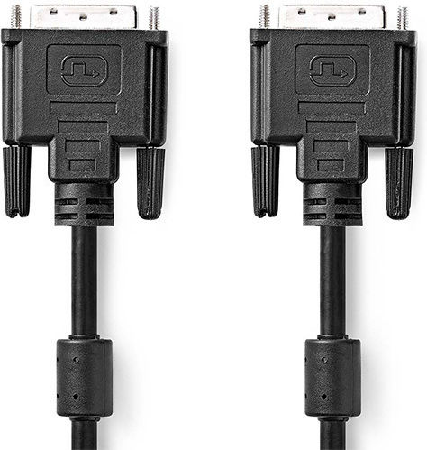 Nedis Кабел DVI-D мъжки - DVI-D мъжки 3м Черен (CCGP32001BK30)
