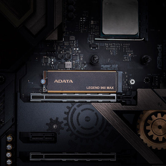 Adata Legend 960 MAX SSD 2TB τύπου M.2 με σύνδεση PCI Express 4.0 ALEG-960M-2TCS