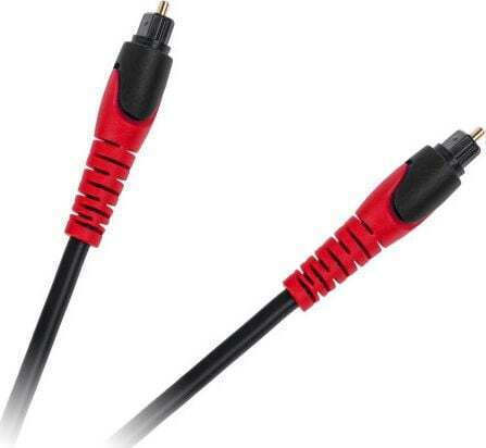 Cabletech Optical Audio Cable TOS male - TOS male Μαύρο 1.5m (KPO4014-1.5)