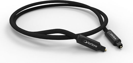 NorStone Optical Audio Cable TOS male - TOS male Μαύρο 1m (NORARROPT100)