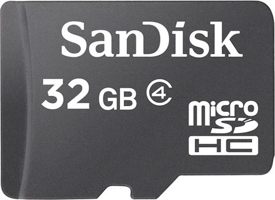 Sandisk microSDHC 32GB Class 4 Default Speed with Adapter