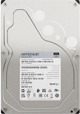 Synology Plus 8TB HDD Hard Drive 3.5" SATA III 7200rpm for NAS HAT3310-8T
