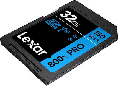 Lexar Professional 800x SDHC 32GB Clasa 10 U1 V10 UHS-I