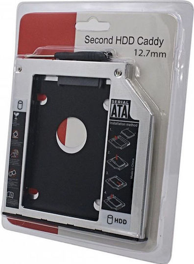 Powertech Caddy HDD & SSD 2.5" SATA, with Height 12.7mm (PT-242)