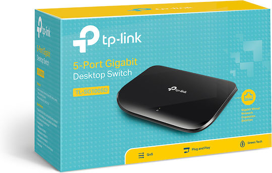 TP-LINK TL-SG1005D v11 Unmanaged L2 Switch με 5 Θύρες Gigabit (1Gbps) Ethernet